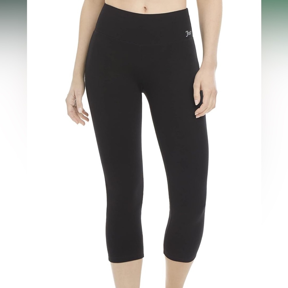 Juicy Couture Sport Women's Essential High Waisted Cotton Crop Legging XS - Picture 2 of 10